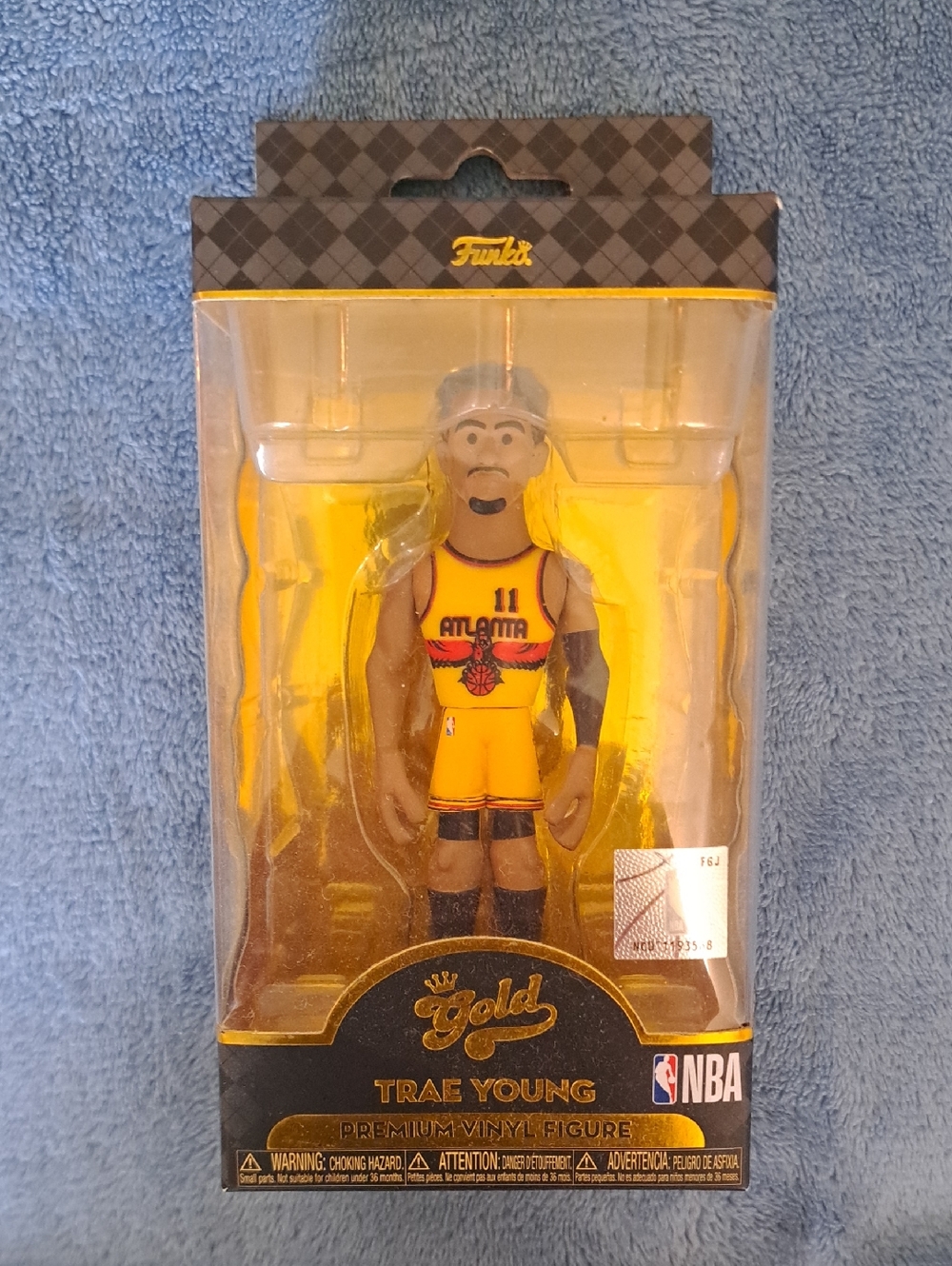 Funko Gold Trae Young Yellow and Black Atlanta Vinyl Figure